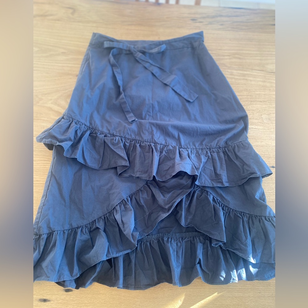 Sweet Salt Blue Ruffled Skirt Toe Waist Women’s‎ Small Preloved